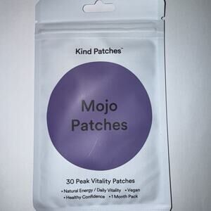 Kind Patches Mojo 30 Patches Peak Vitality Energy Vegan